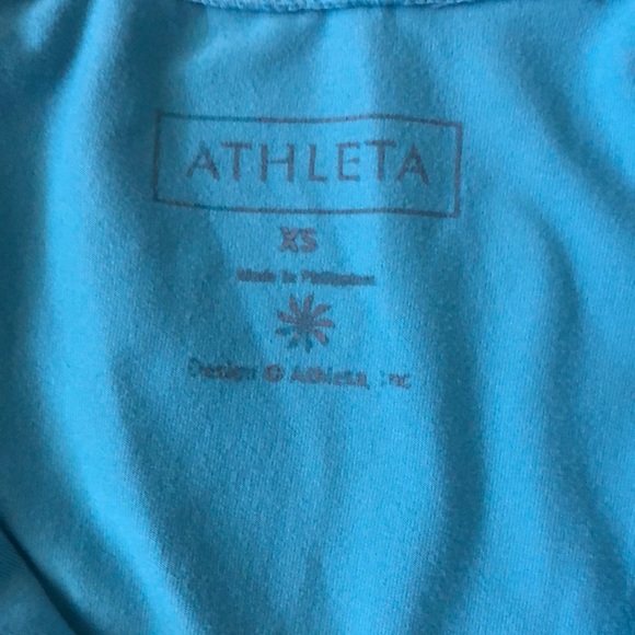 Athleta Blue/Green Longsleeve Half Zip Pullover Women’s Size XS - Picture 2 of 9